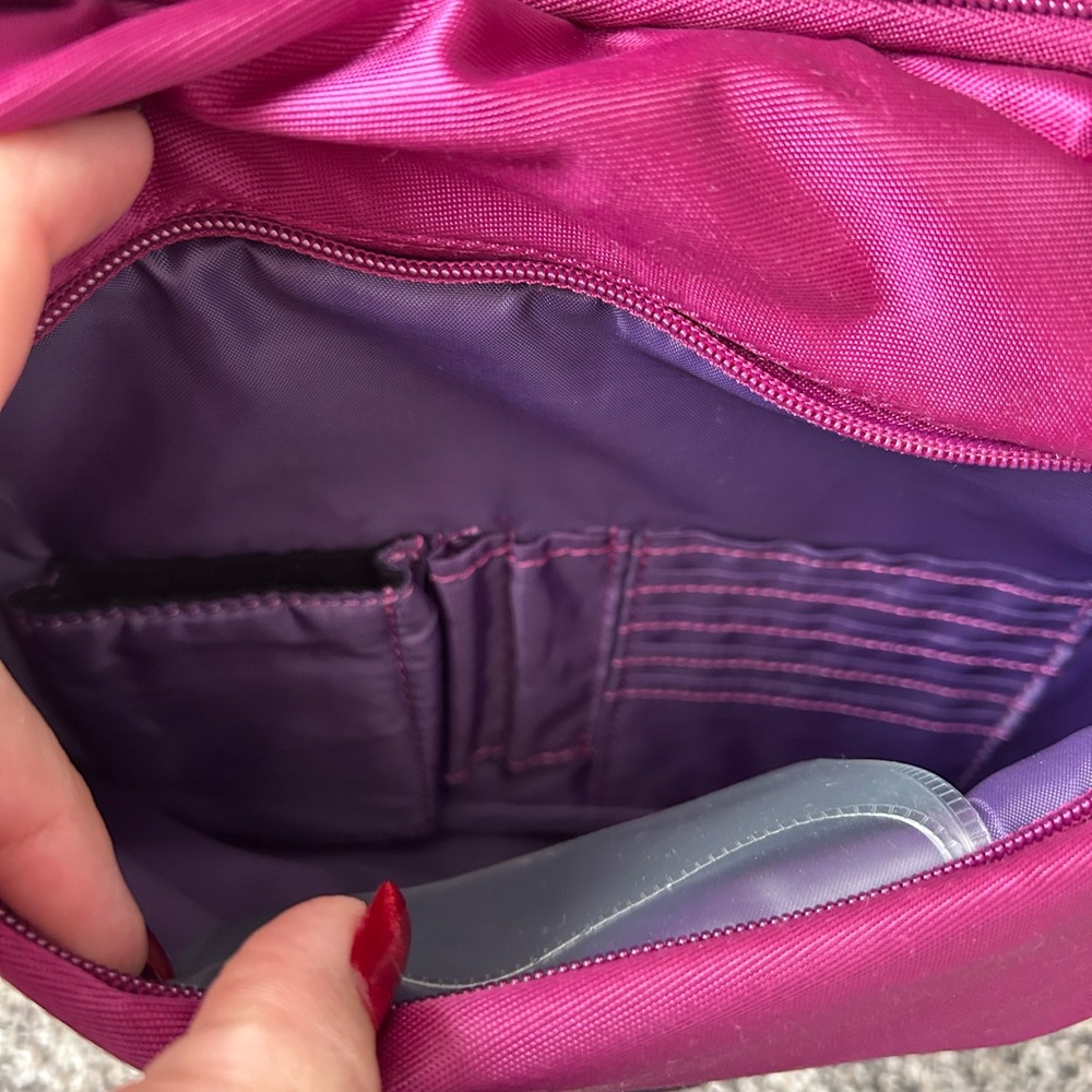 Delsey Paris Magenta Rolling Carry-on and Briefcase - Picture 5 of 10